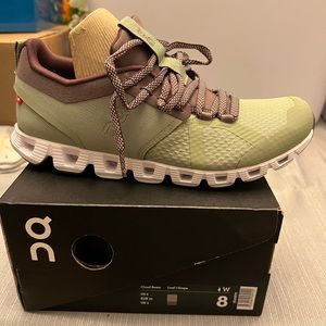 NIB on cloud cloud beam womens tennis shoes size 8 leaf/grape